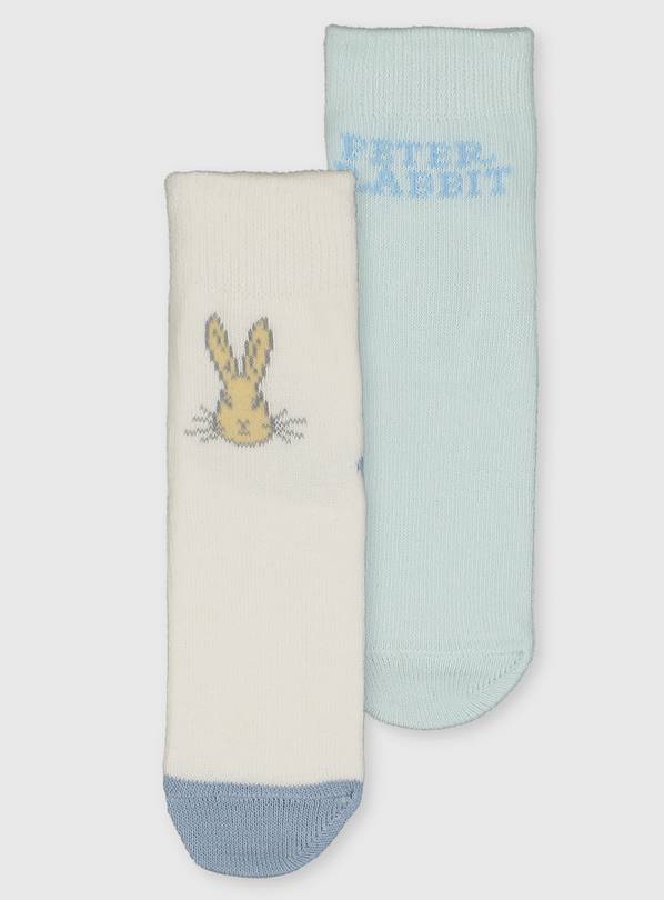Buy Peter Rabbit White & Blue Socks 2 Pack 1224 months Multipacks